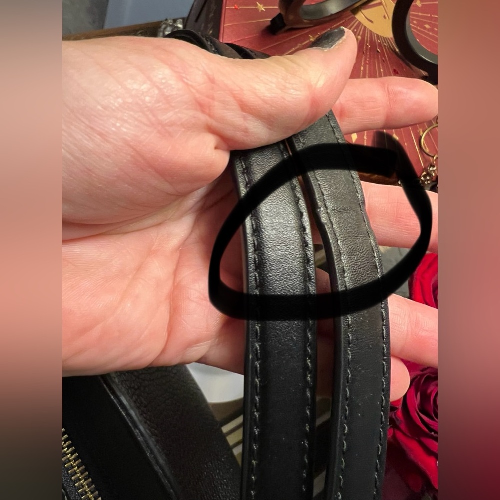 Michael Kors Black Leather Tote Bag - Picture 10 of 16
